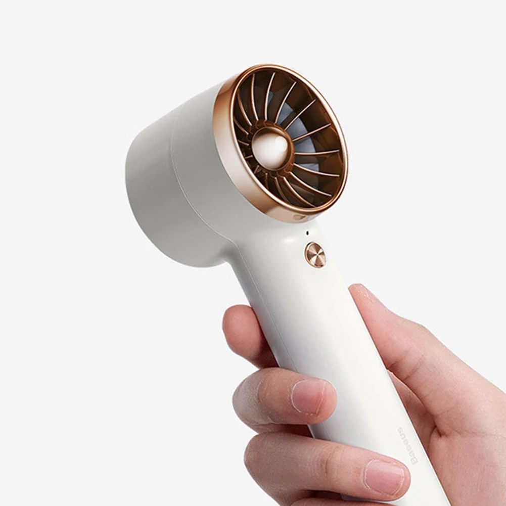 

Новинка 2022, ручной Турбовентилятор 2000 мАч, 3-скоростной регулируемый портативный вентилятор кондиционера, мини USB Перезаряжаемый Настольны...