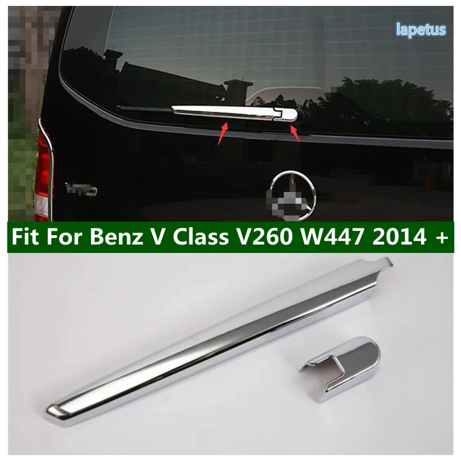 

Rear Windshield Window Wiper Decor Frame Trim 2PCS For Mercedes Benz V Class V260 W447 2014 - 2021 Matte Exterior Accessories