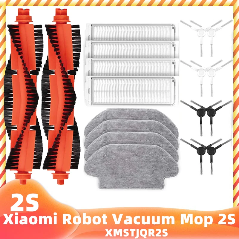 

For Xiaomi Robot Vacuum Mop 2S XMSTJQR2S Main Side Brush Hepa Filter Mop Cloths Rag Replacement Accessories Cleaner Spare Parts