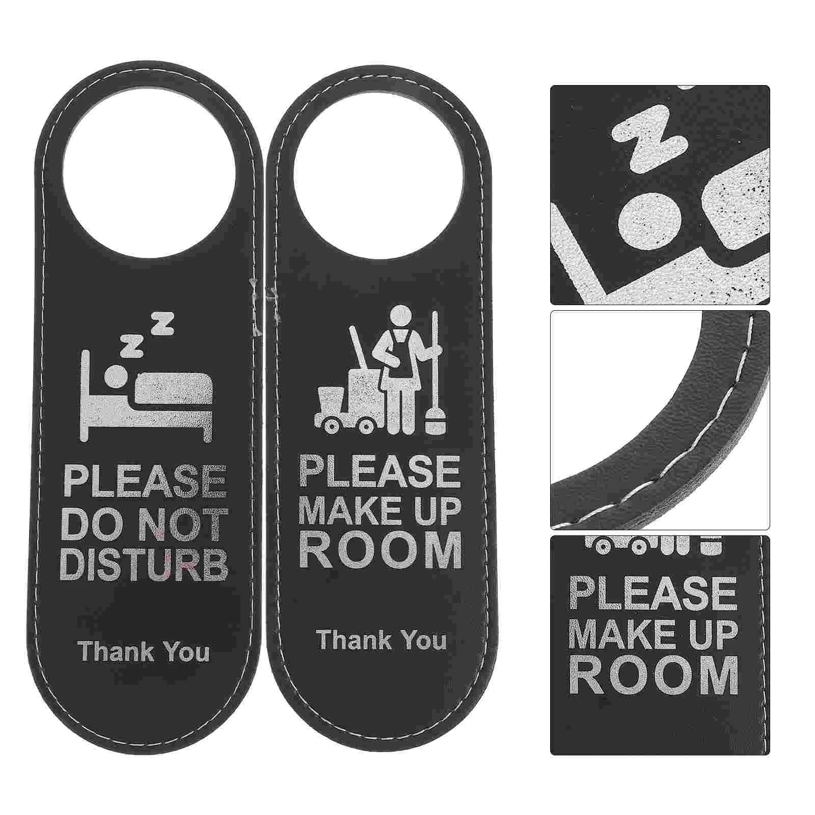 

Clean Double-sided Listing Hanging Tag Door Room Hanger Handle Hotel Sign Simple