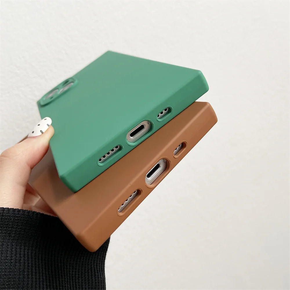 Чехол для телефона Suqare жидкий силиконовый чехол Iphone 13 12 11 Pro Max X Xr мягкая кожа