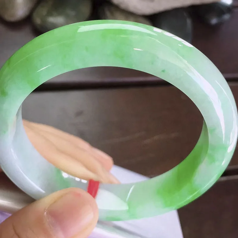 

Ювелирные изделия zheru, браслет из натурального бирманского нефрита 54 мм-62 мм, изысканная фотография, отправить подруге, отправить маму