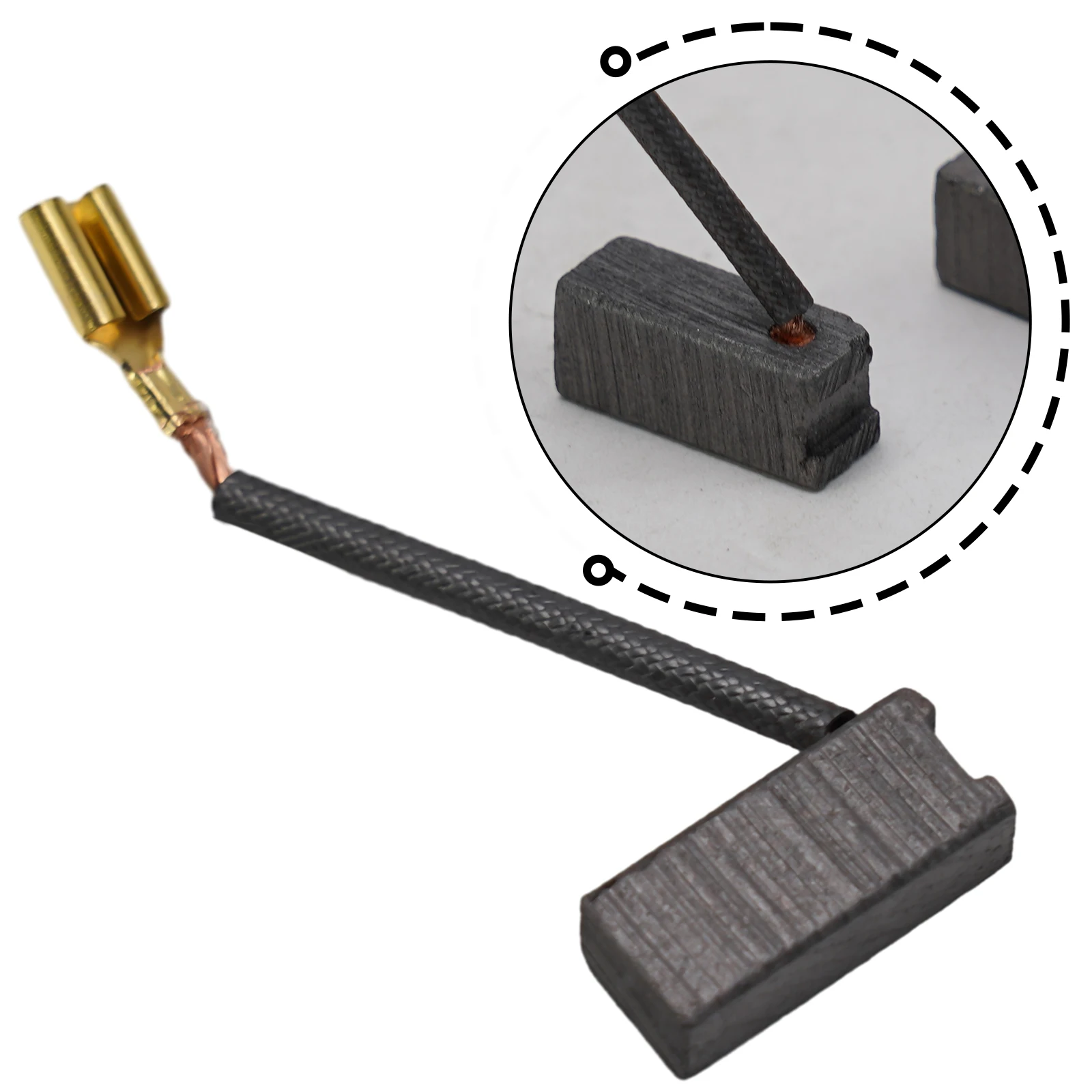 2 шт. угольные щетки для GBH36V-LI GBH36VF-LI 11536 VSR аккумуляторная ударная дрель аксессуары