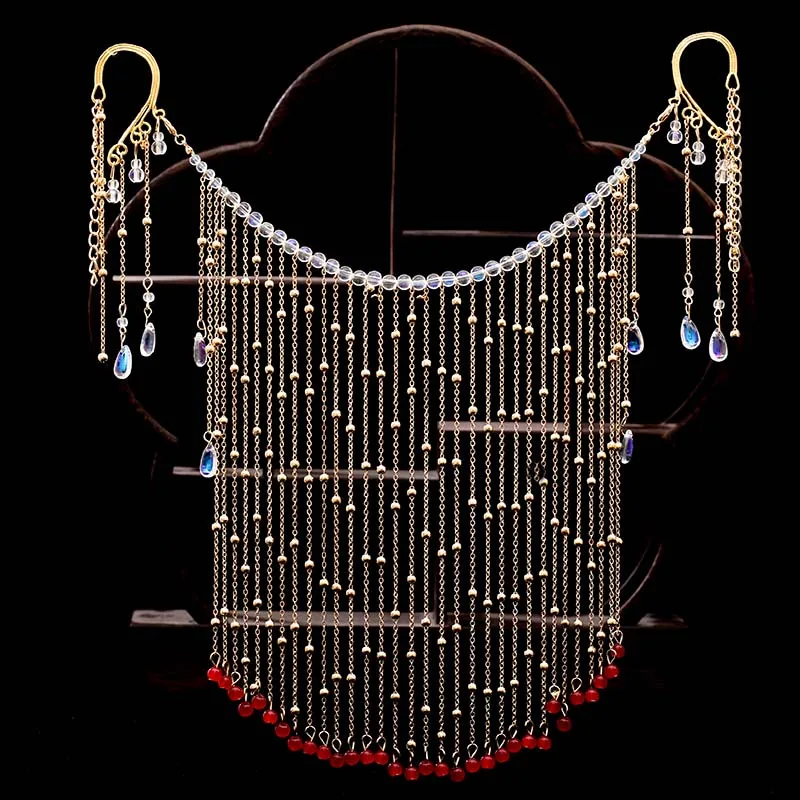 

Long Tassel Veil Chinese Bridal Accessories Price And Good Quality Suitable For All Kinds Of People