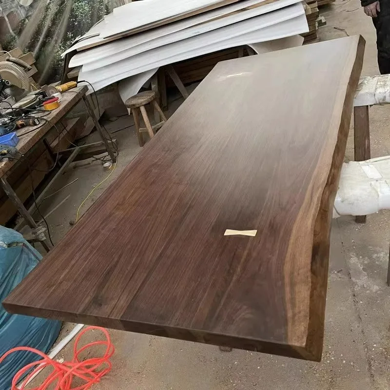 Черный орех журнальная столешница класса FAS простая бытовая барная доска из