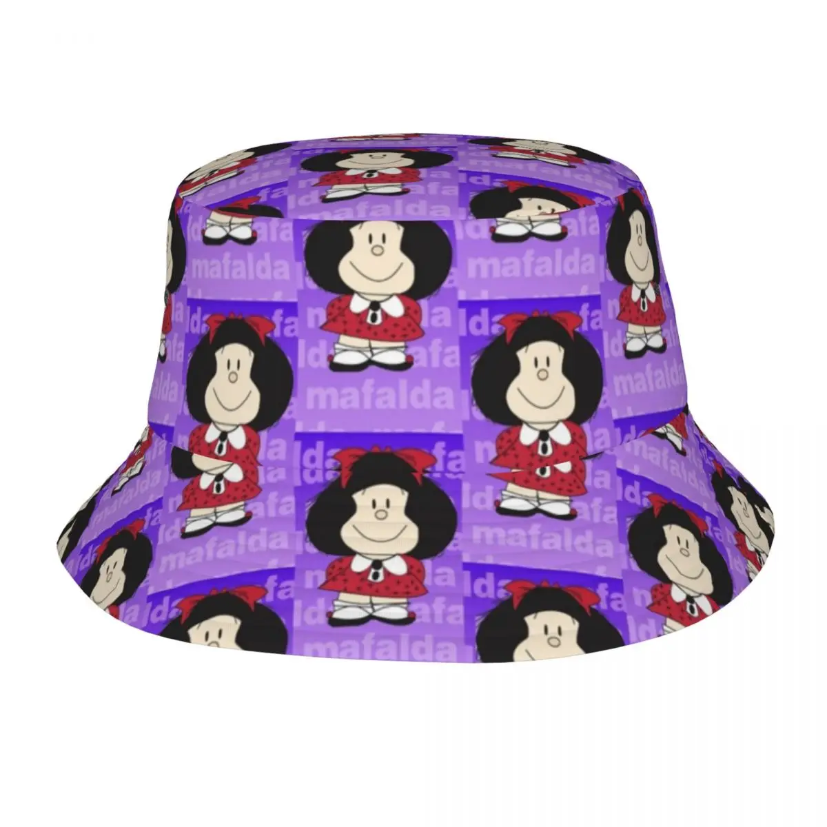 

Men Women Bob Hats Cheerful Mafalda Summer Beach Vacation Getaway Headwear Outdoor Sports Fishing Cap Ispoti Cap Gift Idea