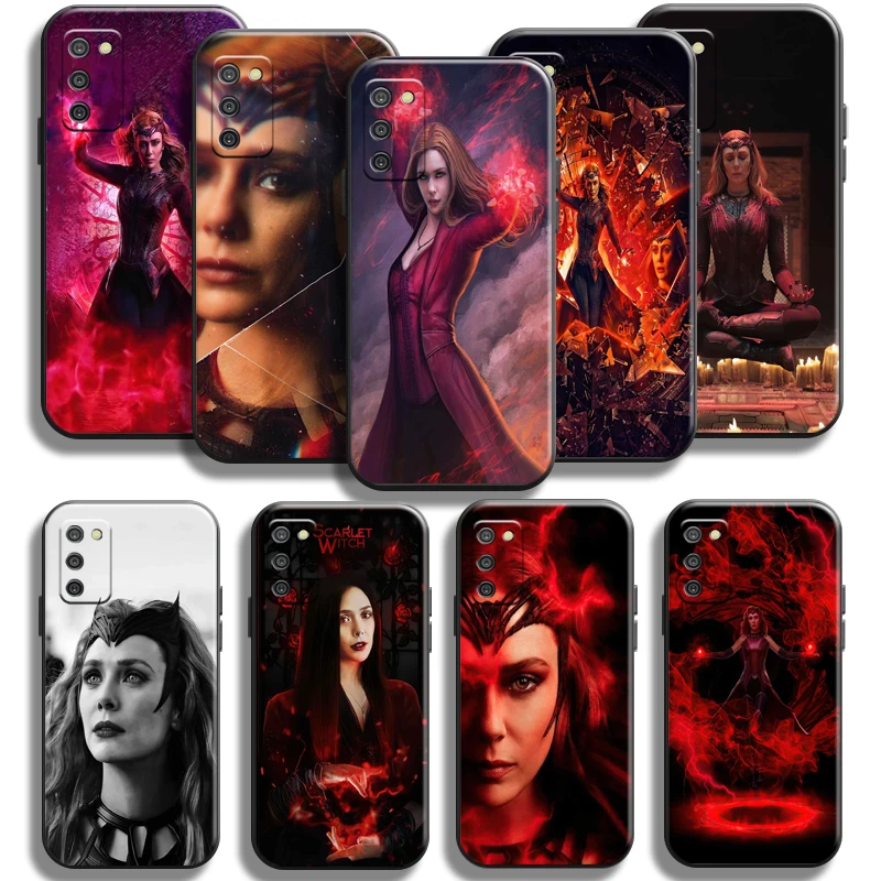 

Marvel Avengers Scarlet Witch Phone Case For Samsung Galaxy A02 A02S TPU Full Protection Funda Coque Soft Shell Cases Carcasa