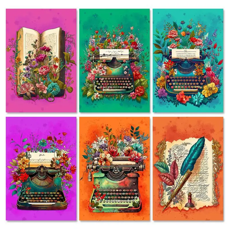 

GATYZTORY Diy Painting By Numbers Kit Flower Book Picture Coloring By Numbers For Adults Beginner Handicrafts Home Decoration