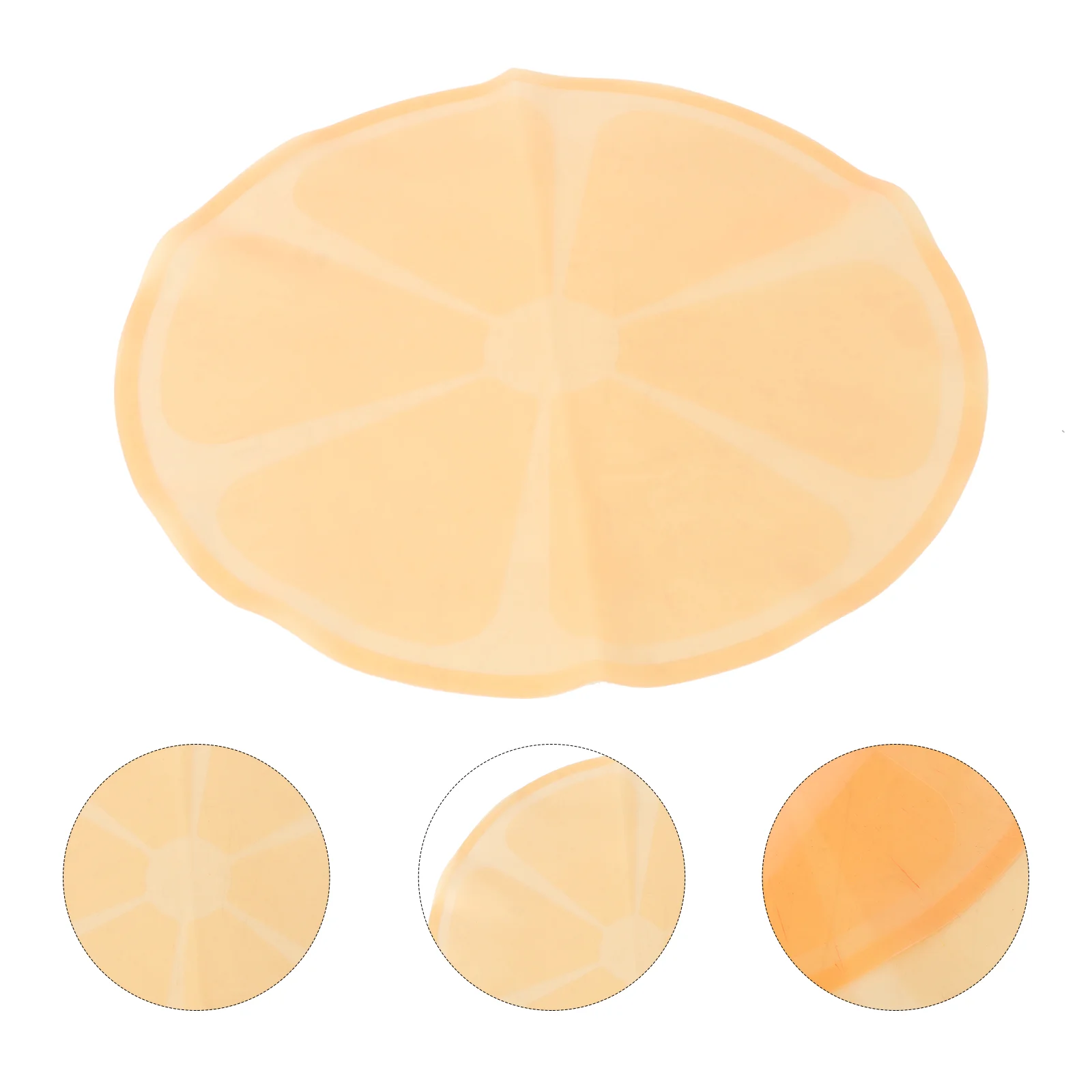 

Silicone Bowl Covers Stretch Food Saver Wraps Reusable Expandable Food Lids (Orange)