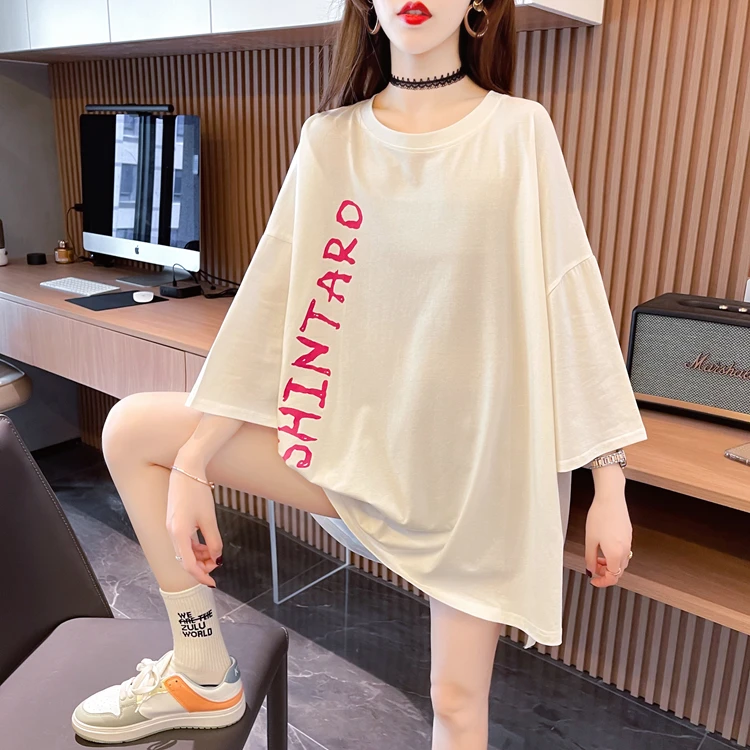 

Уличная футболка с коротким рукавом, Женская Супер популярная летняя одежда, новый мультяшный дизайн