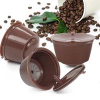 reusable coffee capsule filter cup refillable caps spoon compatible coffee strainer basket kitchen accessory plastic tool cups