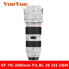 EF 70-200 2,8 L IS III Камера наклейка на рассеиватель защитная пленка комплект аксессуары для объектива USM Canon EF 70-200mm f2.8L-III USM