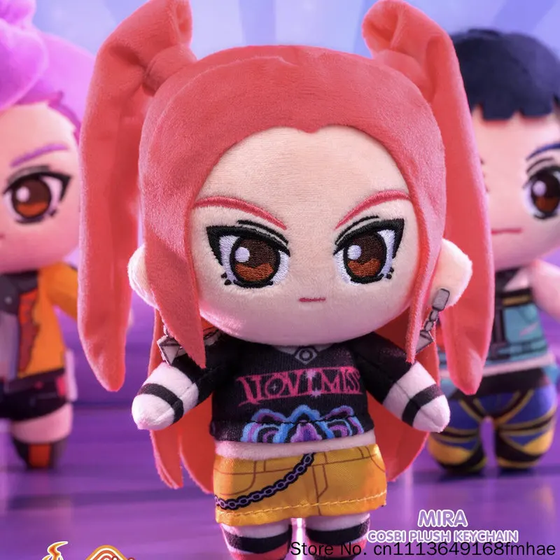Фото Плюшевый кулон COSBI K-Pop Demon Hunters: коллекционная кукла-сюрприз в закрытой коробке, милый плюшевый сувенир для фанатов K-Pop, подарок на день рождения №4