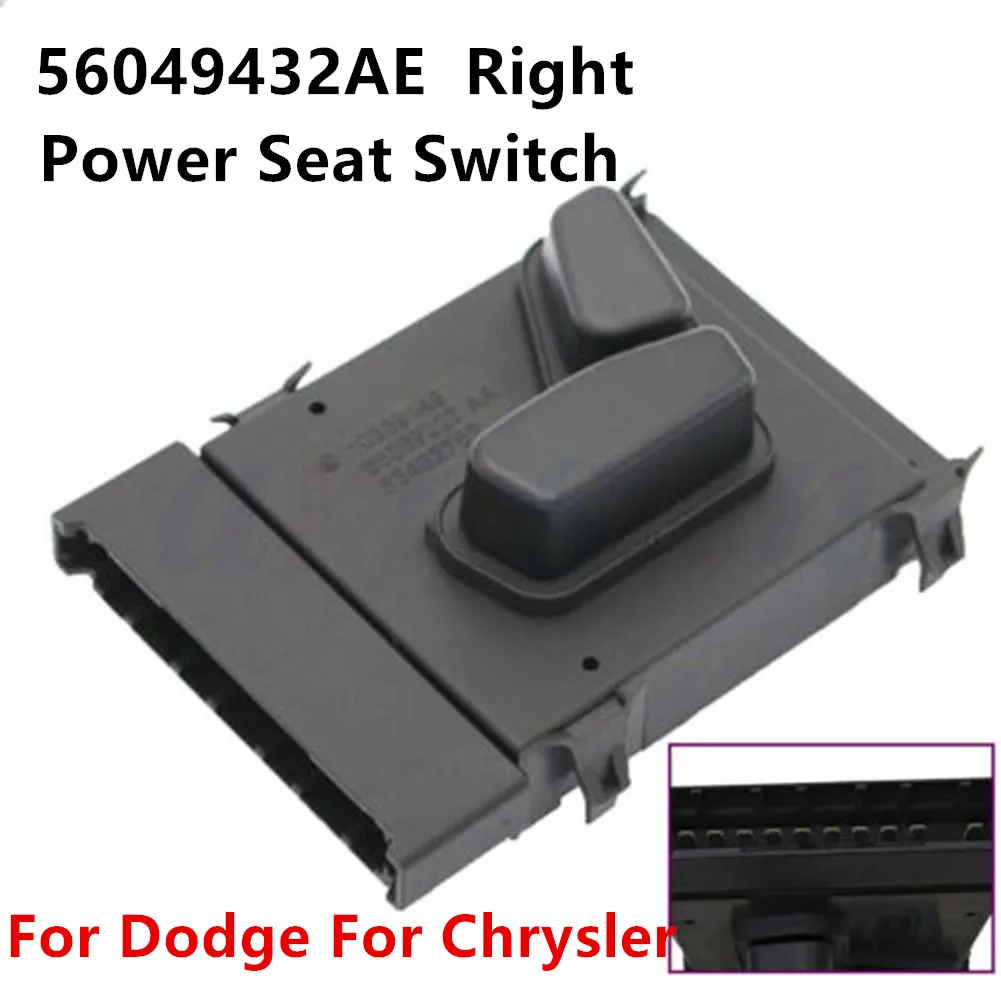 

Переключатель силового сиденья 1 шт. черный 2005-08, драйвер подходит для Dodge Chrysler 300