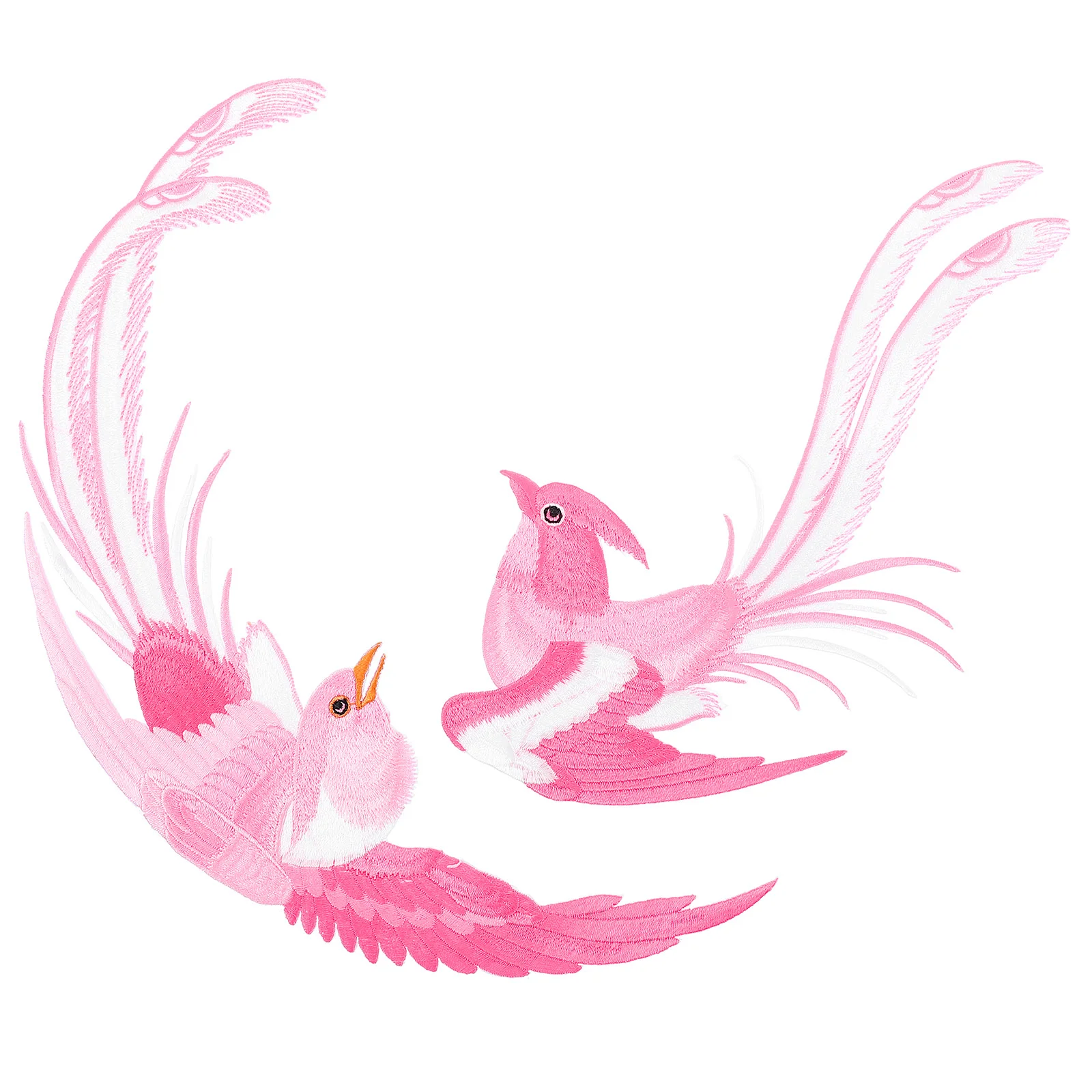 

1 Pair Bird Pattern Beautiful on Costume Embroidered Appliques