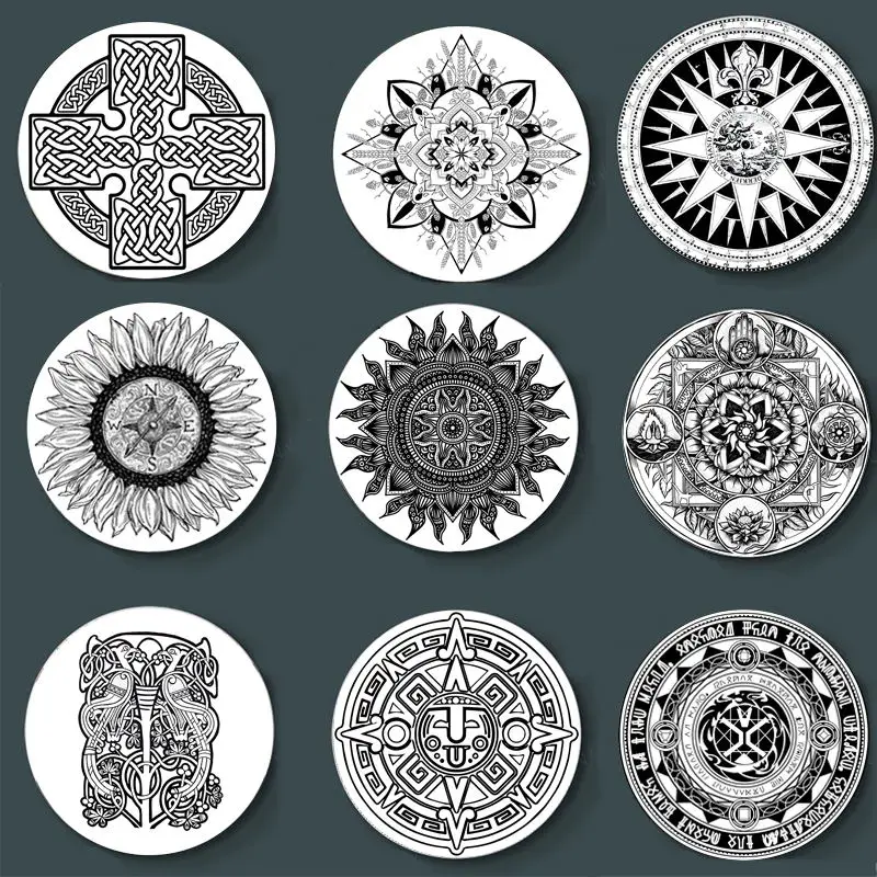 

Gray Wall Plate Exquisite Pattern Handmade Decorative Plate Unique Style Home Decorative Background The Latest Art Plate