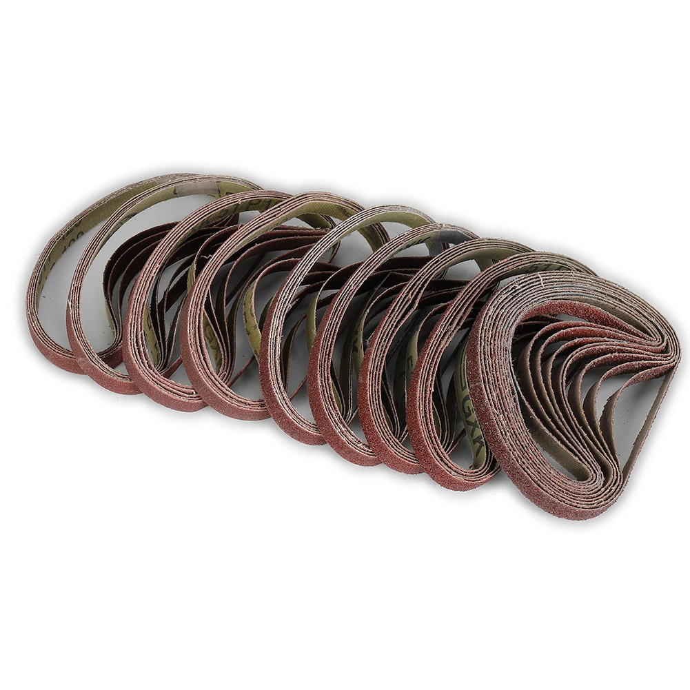 

Abrasive Bands Sanding Belts Abrasive Tools Aluminium Oxide For Belt Sander 330*10mm 50pcs/set High Quality Nice