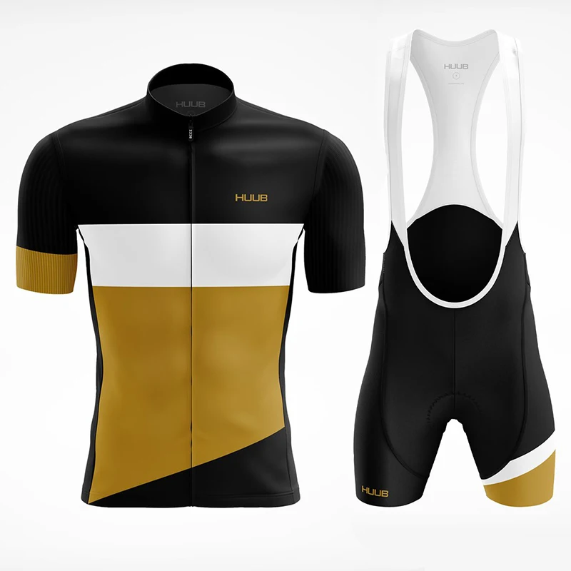

HUUB Cycling Team Bike Jersey Set 2022 New Men's Summer Short Sleeves Cycling Clothing MTB Riding Racing Breathable Bike Uniform