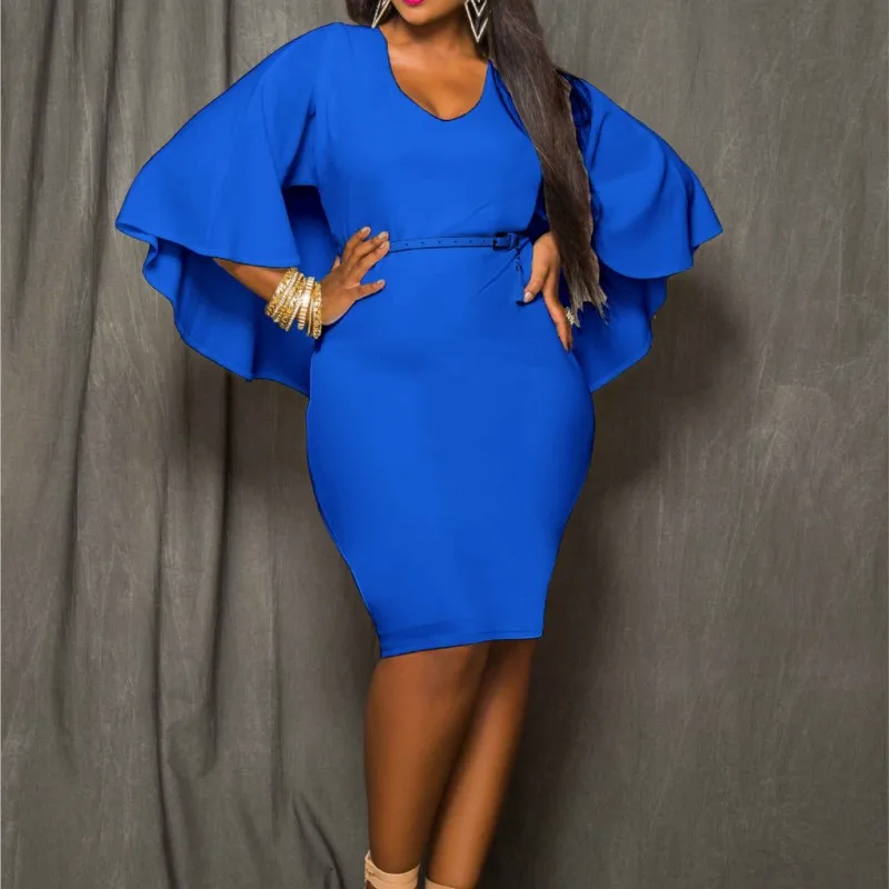 SUSOLA весна осень зима женское облегающее платье с рукавами летучая мышь v-образным