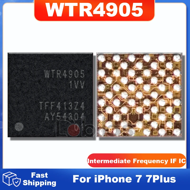 10 шт. WTR4905 1VV для iPhone 7G 7 Plus Промежуточная частота IF IC чип XCVR1_RF LTE трансивер