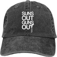 suns out guns out 10 baseball cap unisex dad cap cowboy hat trucker hat ball cap cowgirl hat black