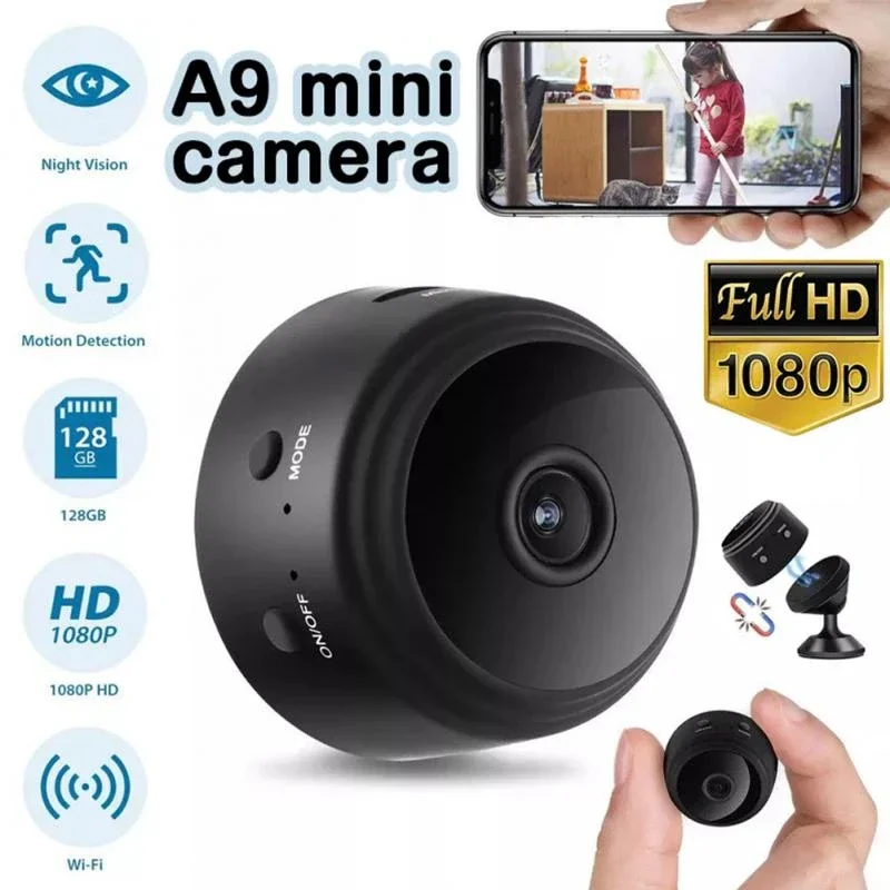 

Мини-IP-камера ночного видения, 1080P, HD, Wi-Fi