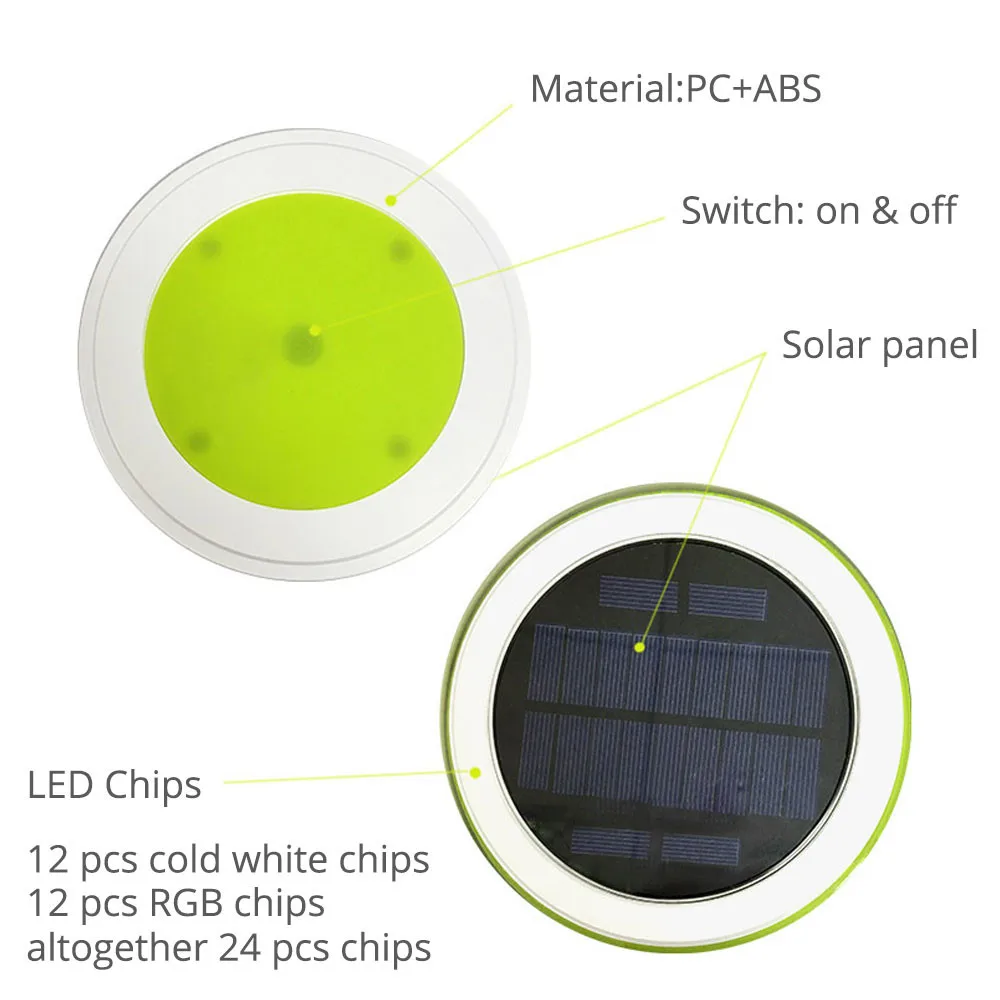 Подводная красочная фотовспышка водонепроницаемая декоративная лампа RGB на