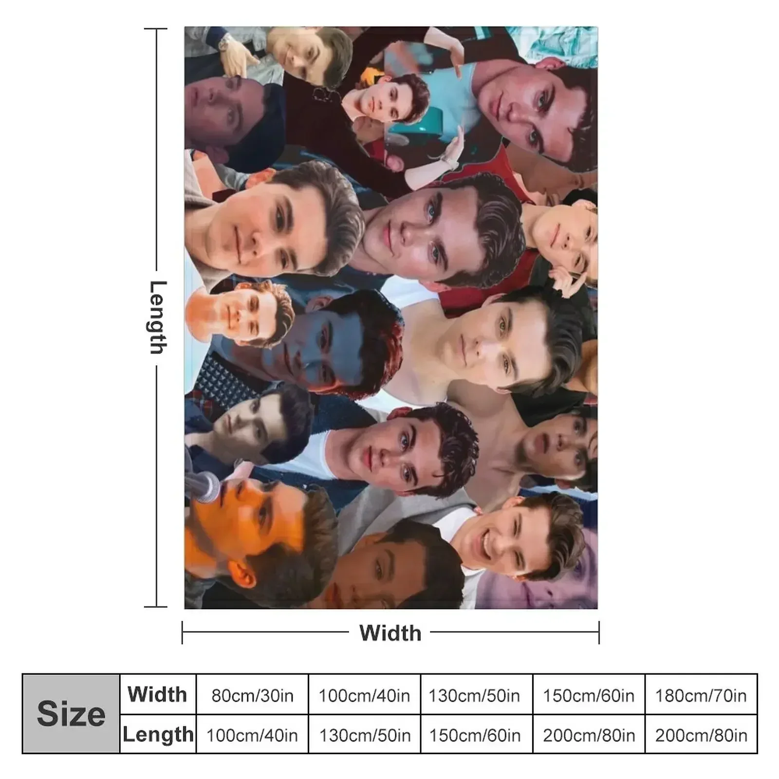 Джереми Шада фотоколлаж пледы декоративное милое клетчатое теплое зимнее одеяло