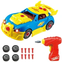 1pc diy assembly model racing car kit toys kids drill screws toys build your own toy kit for boys and girls toy vehicles tc