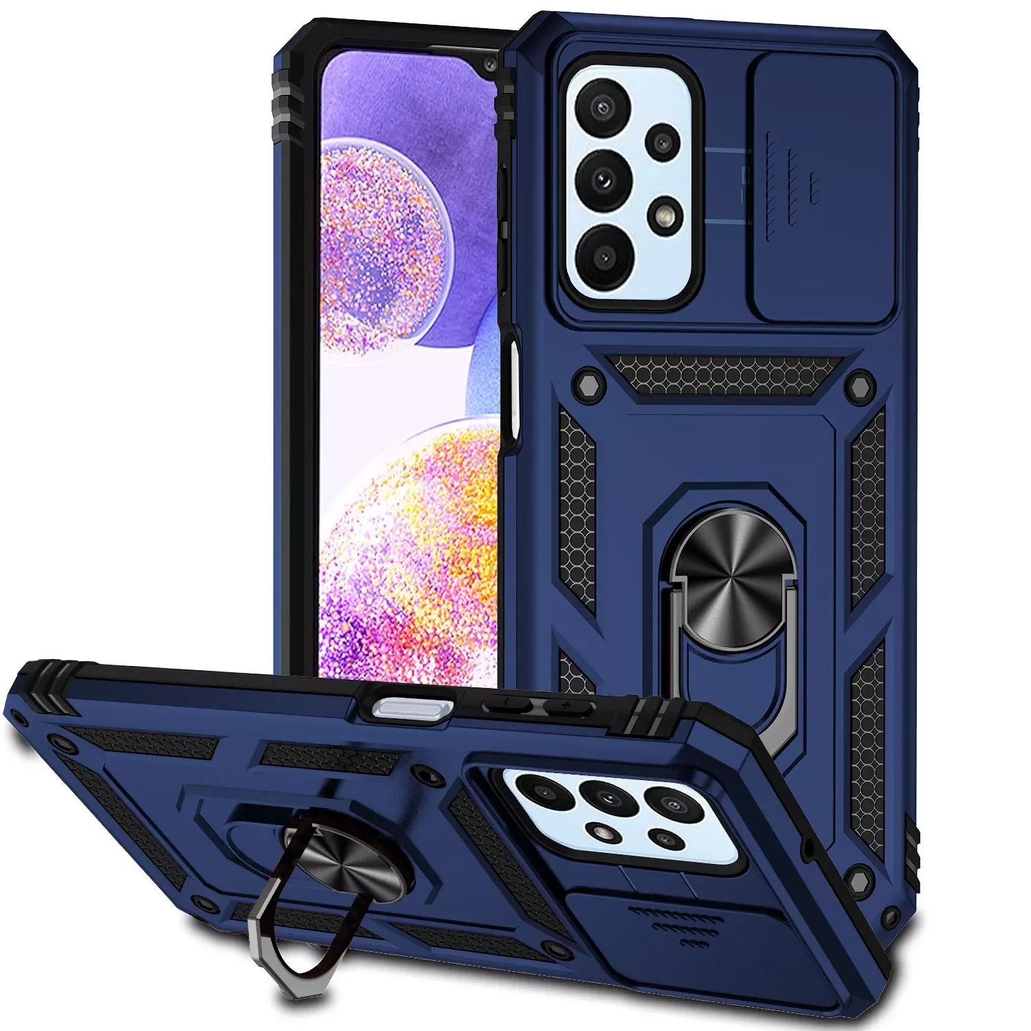 

Anti-Drop Hard Protective Case for Samsung Galaxy A23 A53 A73 A33 A13 A52S A52 A72 S22 Ultra S21 Plus S20 FE 5G Phone Bag