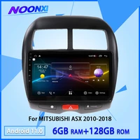 2 din android 11 0 6128g for mitsubishi asx 2010 2018 radio car multimedia player auto gps navigation recoder head unit carplay