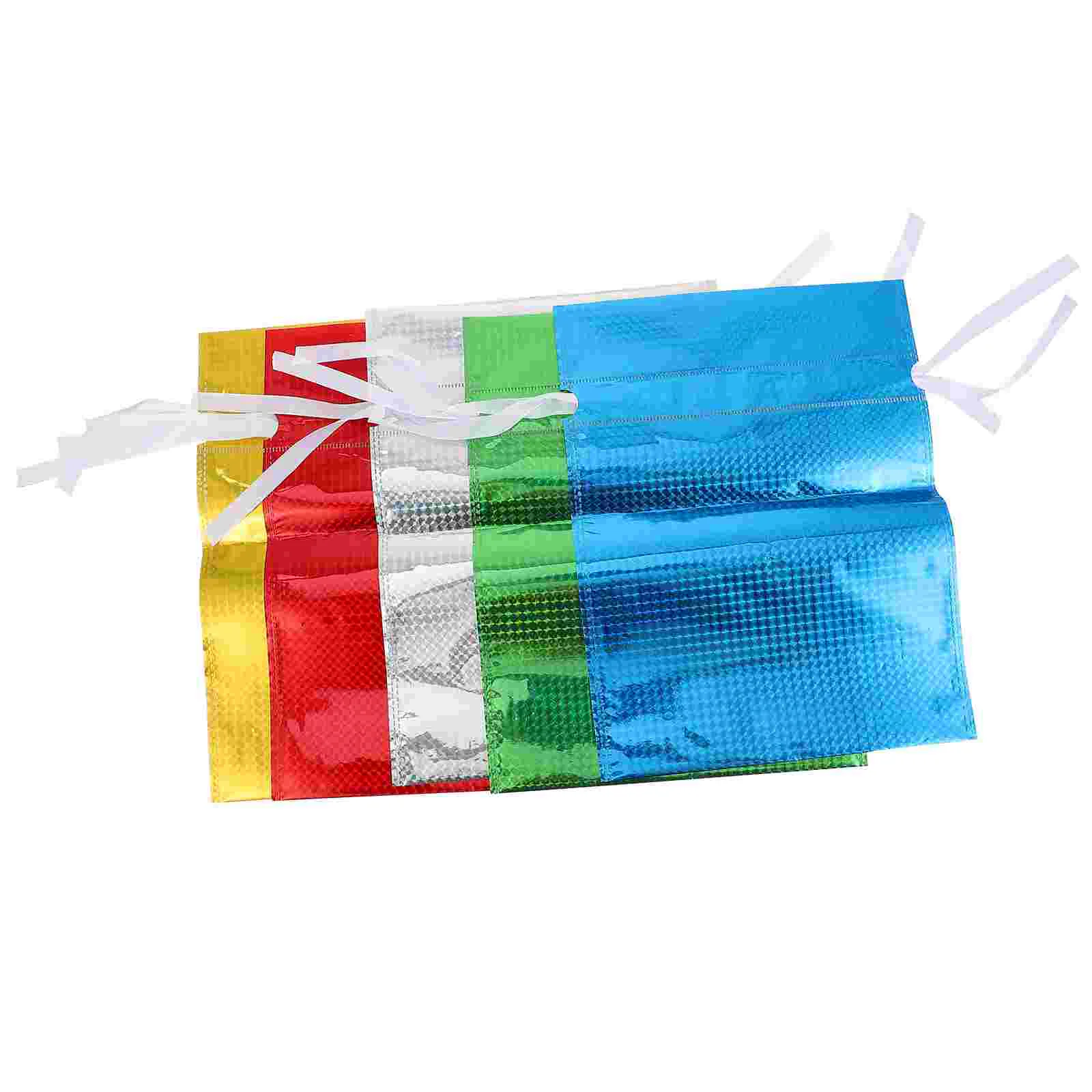 

5pcs Christmas Present Bags Gift Storage Bags Candy Drawstring Pouches