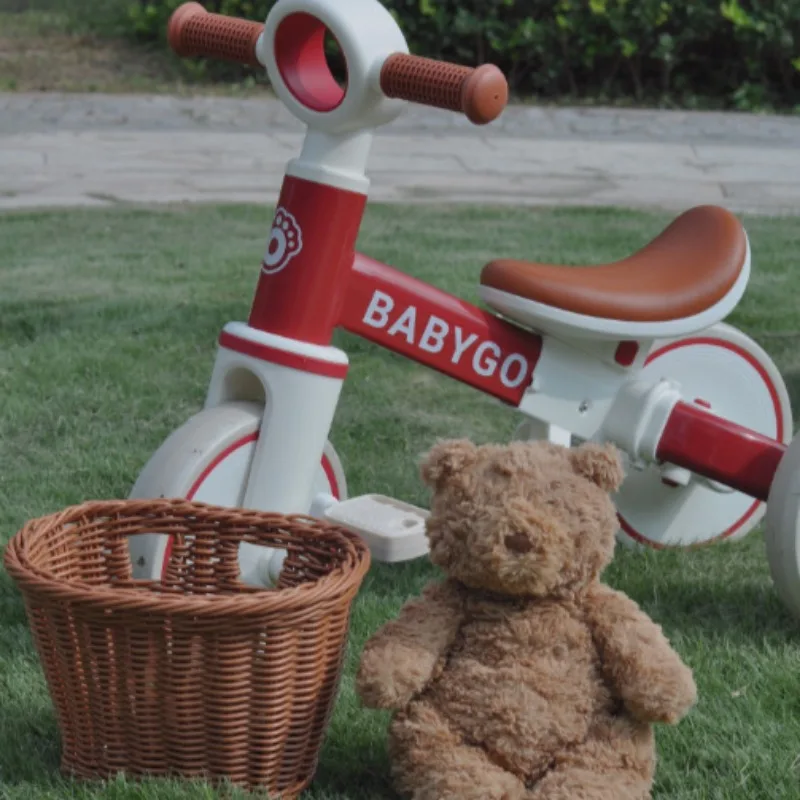 Велосипедная корзина из ротанга Тканое хранилище для велосипеда передняя на