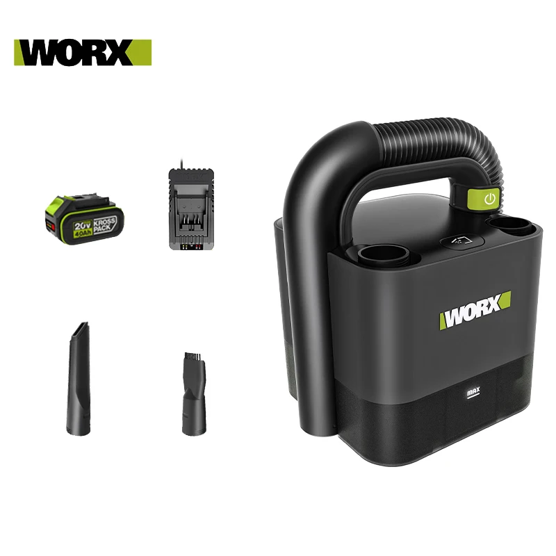 

Free shipping Worx 20V WU030 Cordless Stick Vacuum 10000Pa Lightweight Battery Rechargeable Two Speeds Portable Vacuum Cleaner