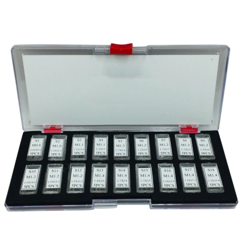

90 Pcs/Set Generic Screw Pins Links Watch Band Bracelet Strap Replacement Screws For Rlx Watch Band Repair Tool Parts