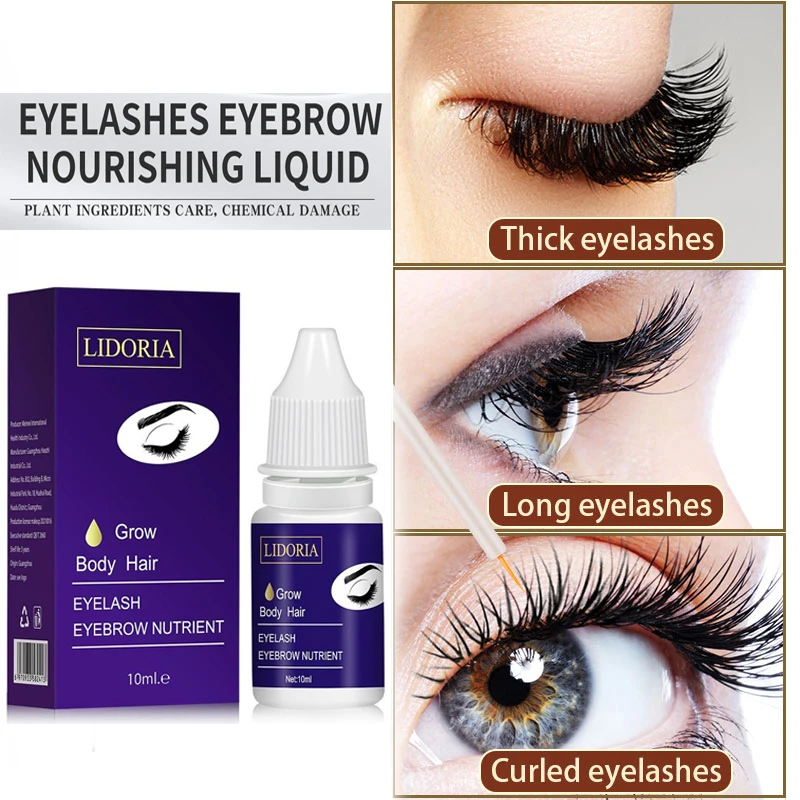 

Fast Eyelash Growth Enhancer Serum Nourishing Eyelashes Eyebrows Fuller Thicker Treatment Essence Mascara Products Eye Care 10ml