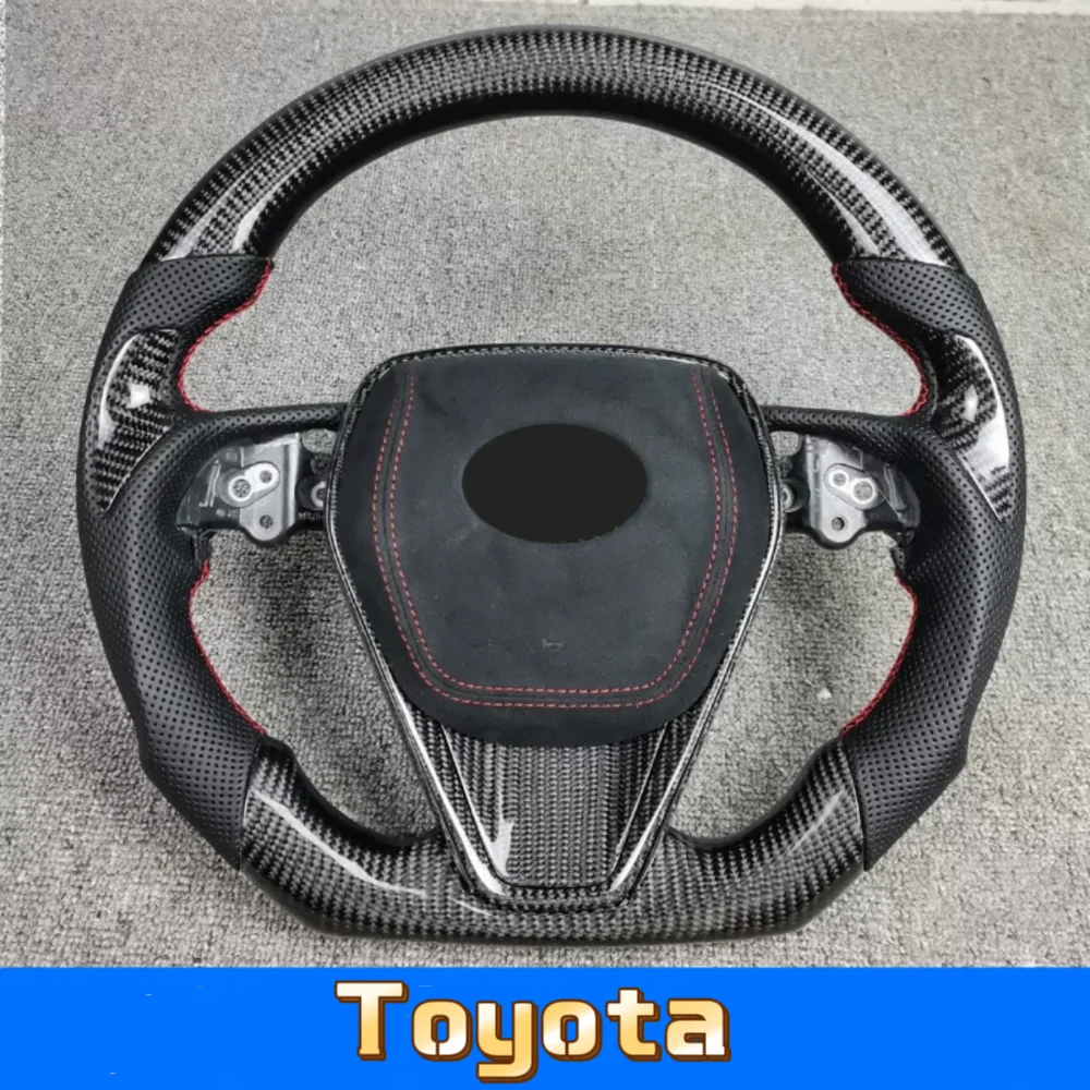 Подходит для рулевого колеса Toyota из углеродного волокна Rongfang Veranda Linfang Vica Camry Asia