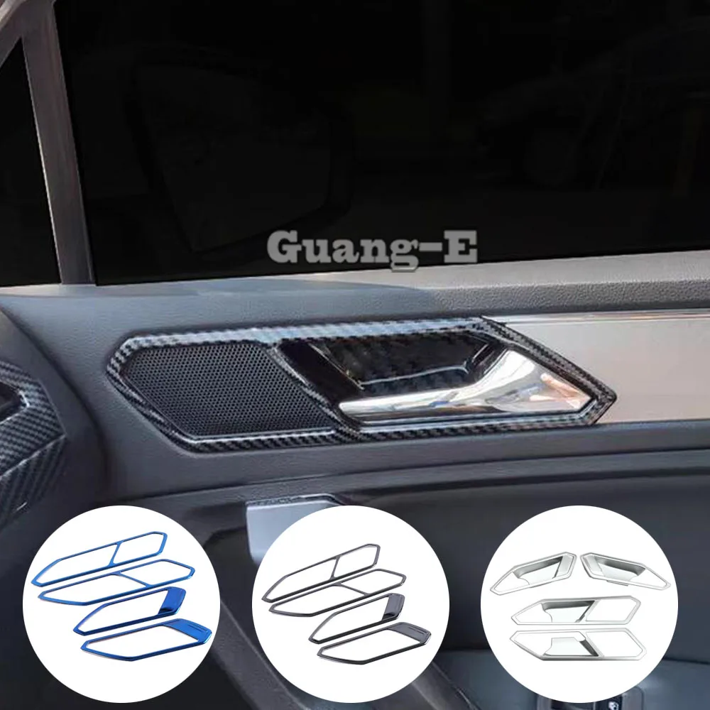 

Car Stick Trim Door Inside Handle Bowl Frame Armrest Handrail For Volkswagen VW TiguanL Tiguan L MK2 2016 2017 2018 2019 2020