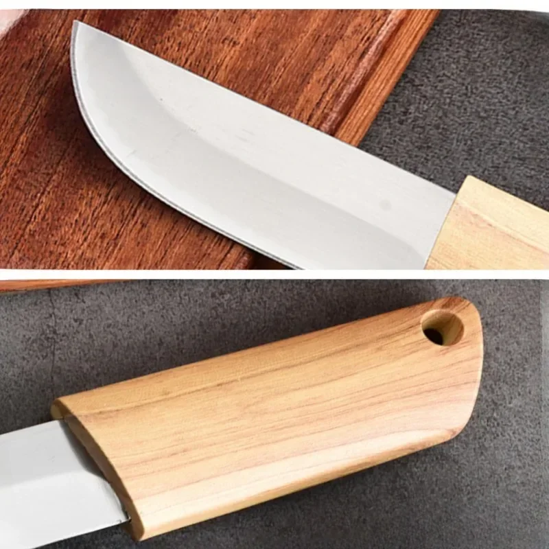 Карманный нож из нержавеющей стали для чистки мяса фруктов маленький