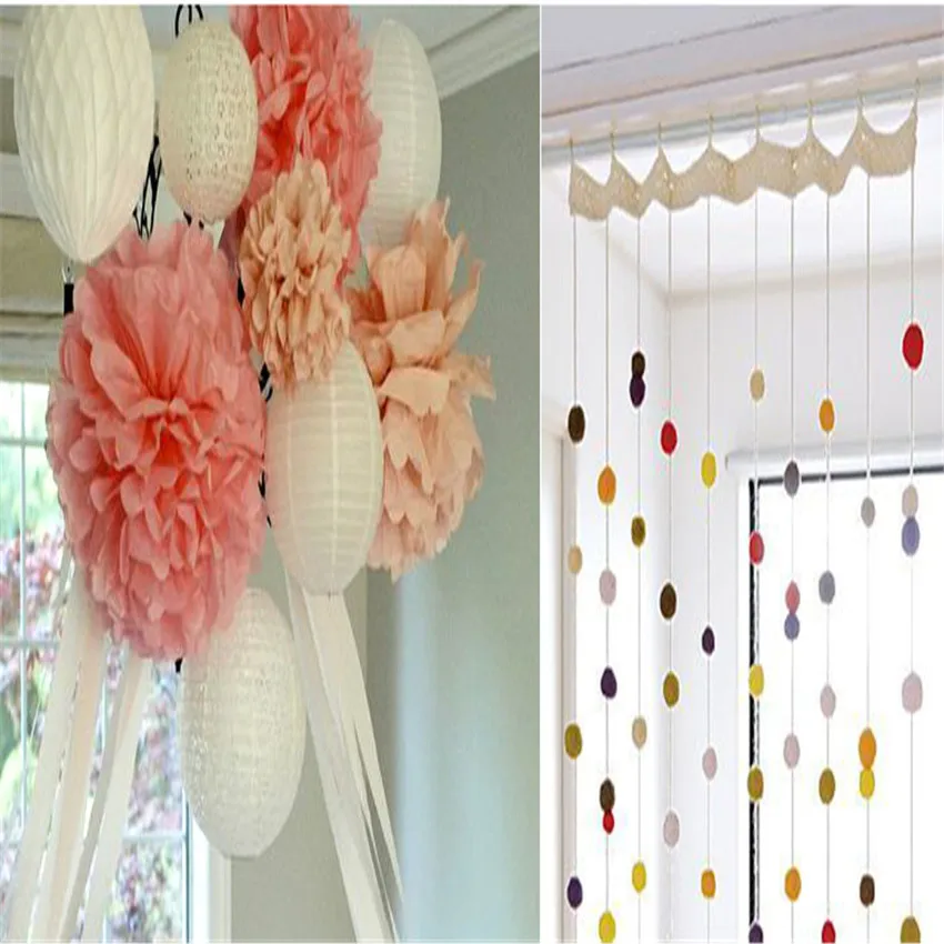 

Free shipping 10pcs 20cm (8 inch) Tissue Paper Flower ball Honeycomb Lantern Wedding decoration Holiday supplies Wholesale