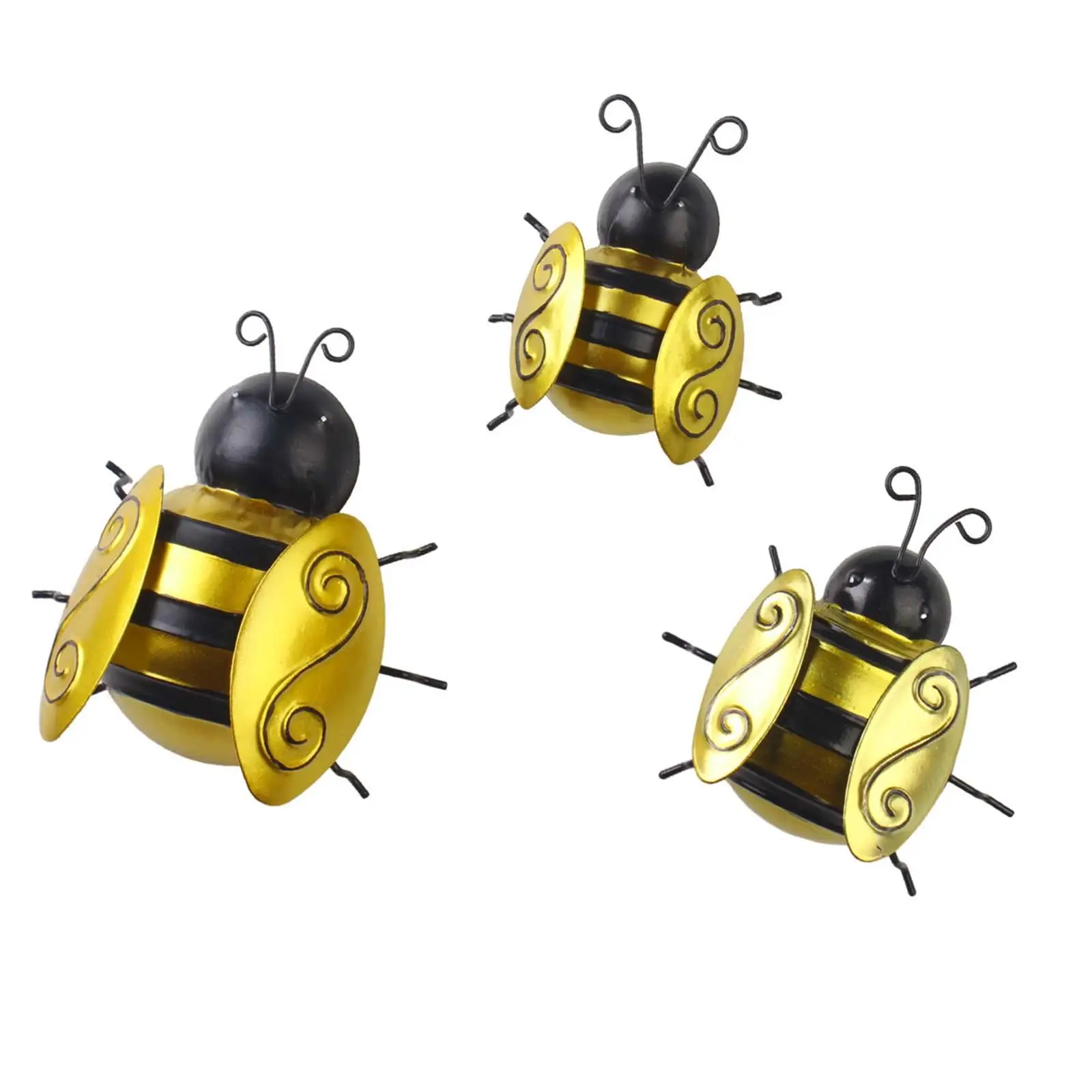 

Пчелиная скульптура настенное украшение двор подвесное украшение настенное украшение пчела Настенный декор для улицы патио забор для дома