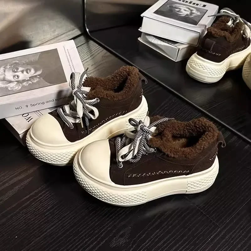 2024 брендовая женская обувь вулканизированная на шнуровке спереди модная