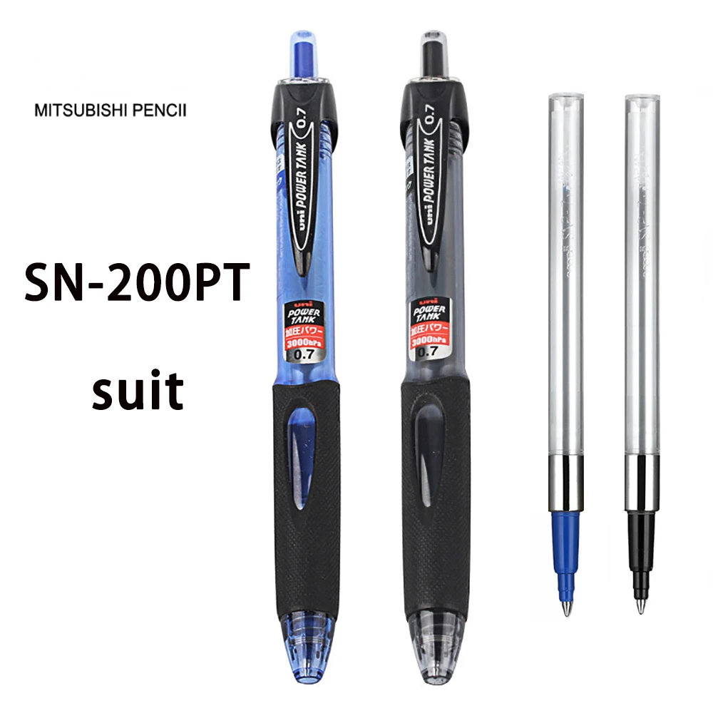 

Japan Gel Pen + Refill SN-200PT-07 Black Technology POWER TANK Press Ballpoint Pen Office Stationery School Supplies 0.7mm