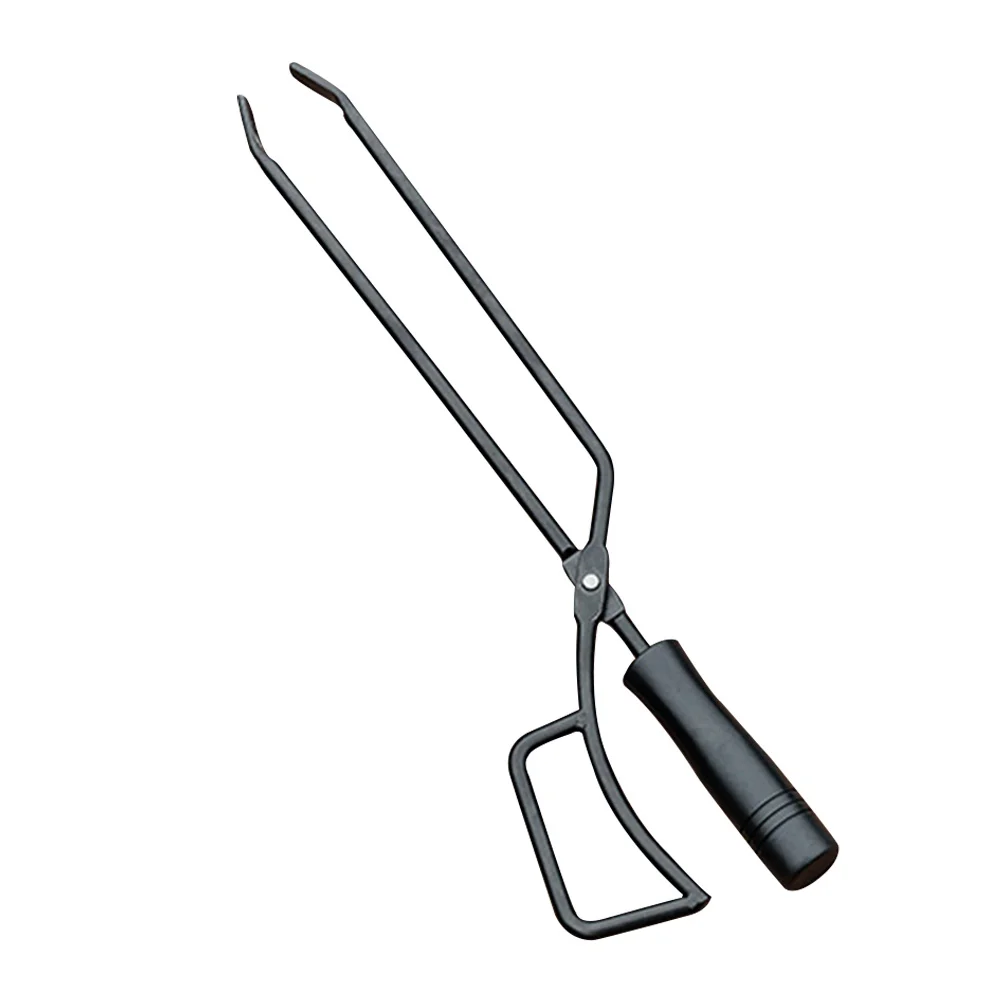 

Charcoal Tong Tongs Fire Log Clip Firewood Clamp Accessory Barbecue Grilling Pit Large Fireplace Clamps Grabber Pickup Trash