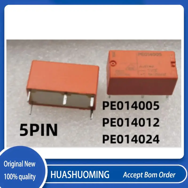 

Новинка 10 шт./партия PE014005 PE014012 PE014024 PE014005-5VDC 12 в пост. Тока 24 в пост. Тока 5A 5PIN