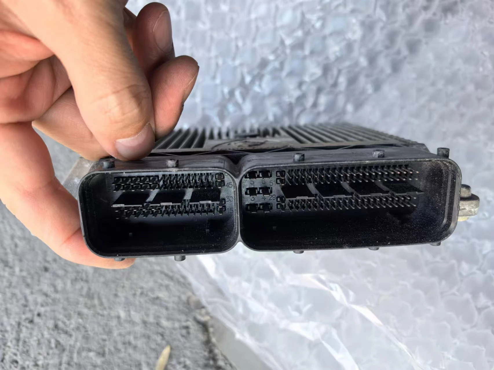 Фото Оригинальный использованный модуль управления двигателем LIE ECU для AMBORGHINI AVENTADOR LP700 OEM 470907552 A №3