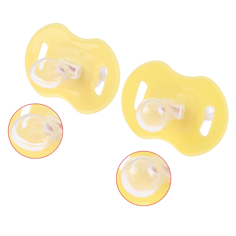

Newborn Baby Soft Silicone Round Orthodontic Dummy Pacifier Teat Nipple Soother Silicone Thumb Play Mouth Baby Care 0-36 Months