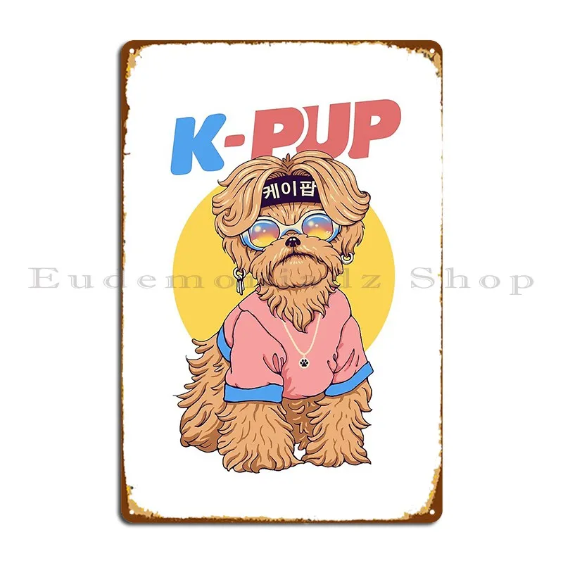 Металлические знаки K Pup кинотеатр гараж бар печатный жестяной плакат