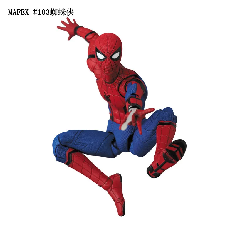 Голландский Mafex 103 Фигурка Человека-паука Marvel BJD Человек-паук модель игрушки для