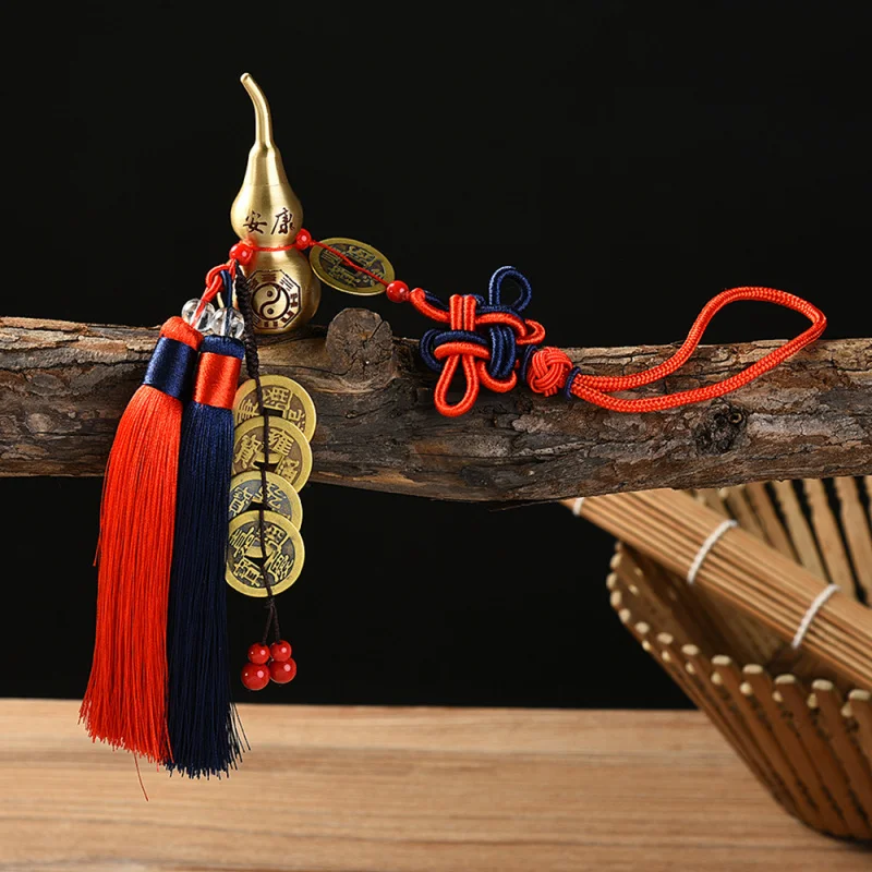 Сплетни чистая медь тыква династия Цин пять императоров монеты автомобильное